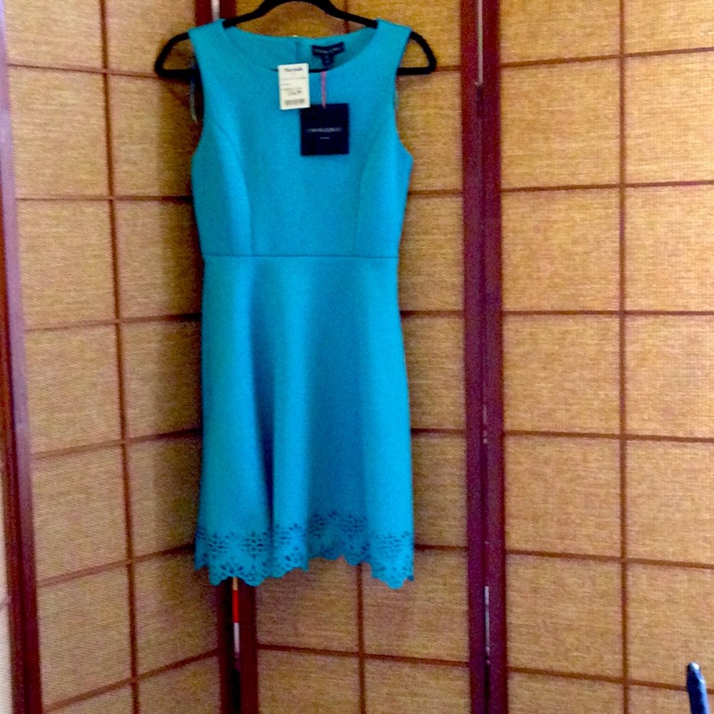 Cynthia Rowley Dress Sleeveless Blue Neoprene Dress, Size 2, Brand New with Tags